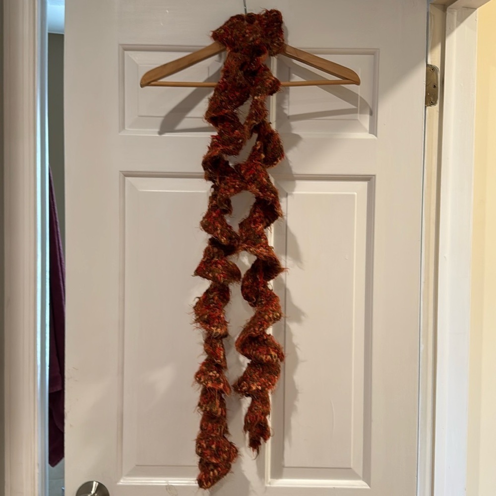 Ruffle Skinny Scarf
